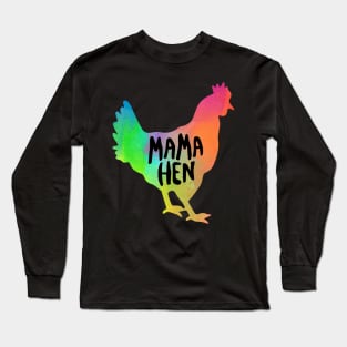 Mama Hen' Awesome Chicken Long Sleeve T-Shirt